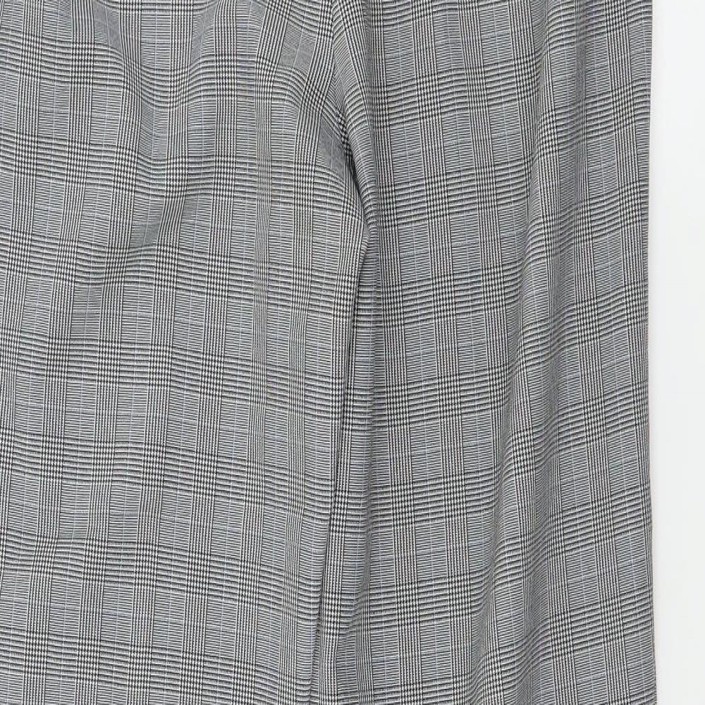Preworn Womens Green Check Trousers Size 30 in L27 in
