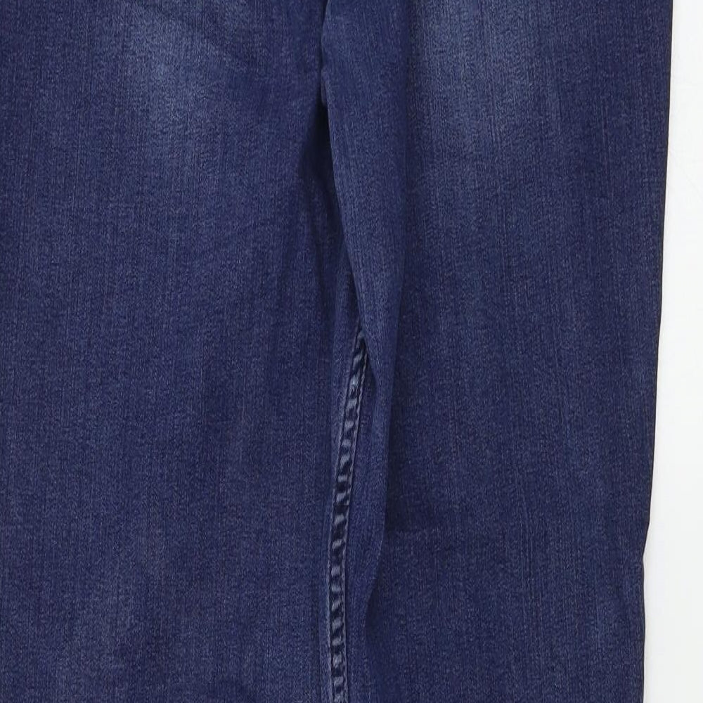 Selected Mens Blue Skinny Jeans Size 16 L25 in