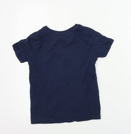 George Boys Blue Basic T-Shirt Size 6 Years