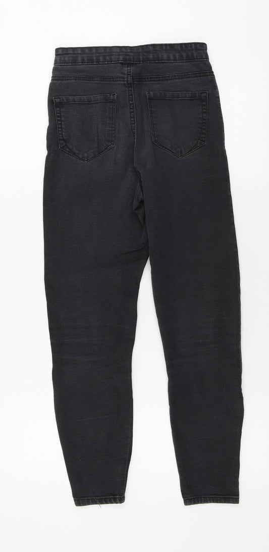 denim co Womens Black Skinny Jeans Size 6 L24 in