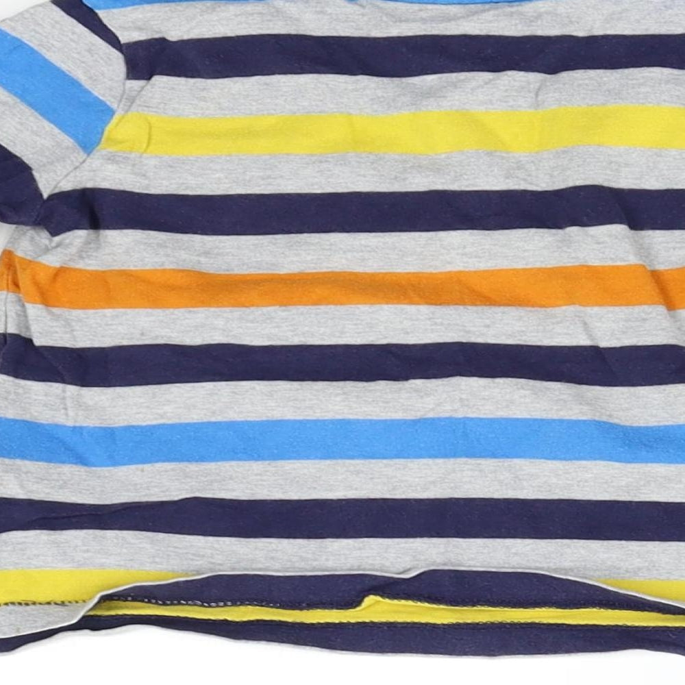 Nutmeg Baby Multicoloured Striped Basic T-Shirt Size 12-18 Months