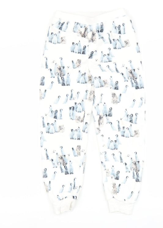 NEXT Girls White Solid Top One Piece Size 8 Years