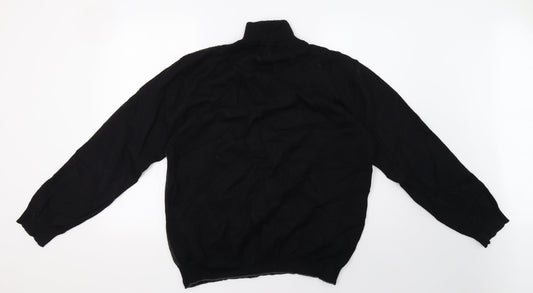 Matalan Mens Black Full Zip Sweatshirt Size L