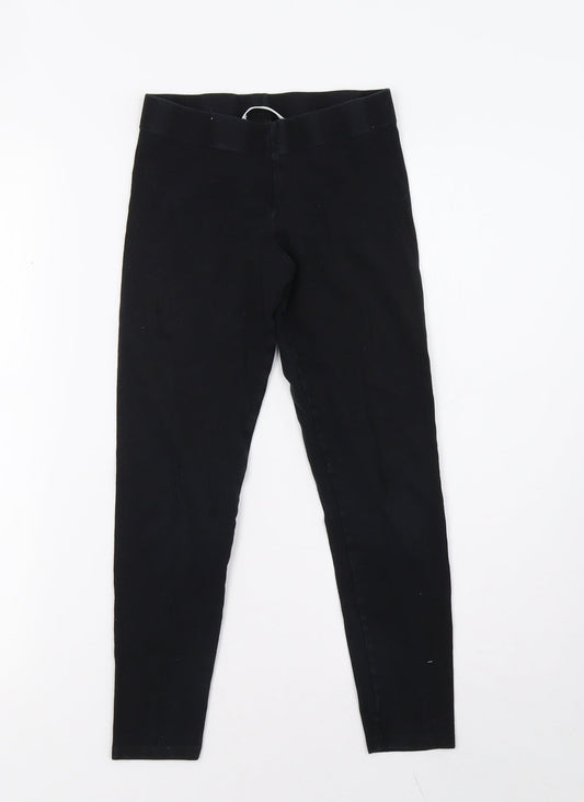 Marks and Spencer Girls Black Snow Pants Trousers Size 11 Years