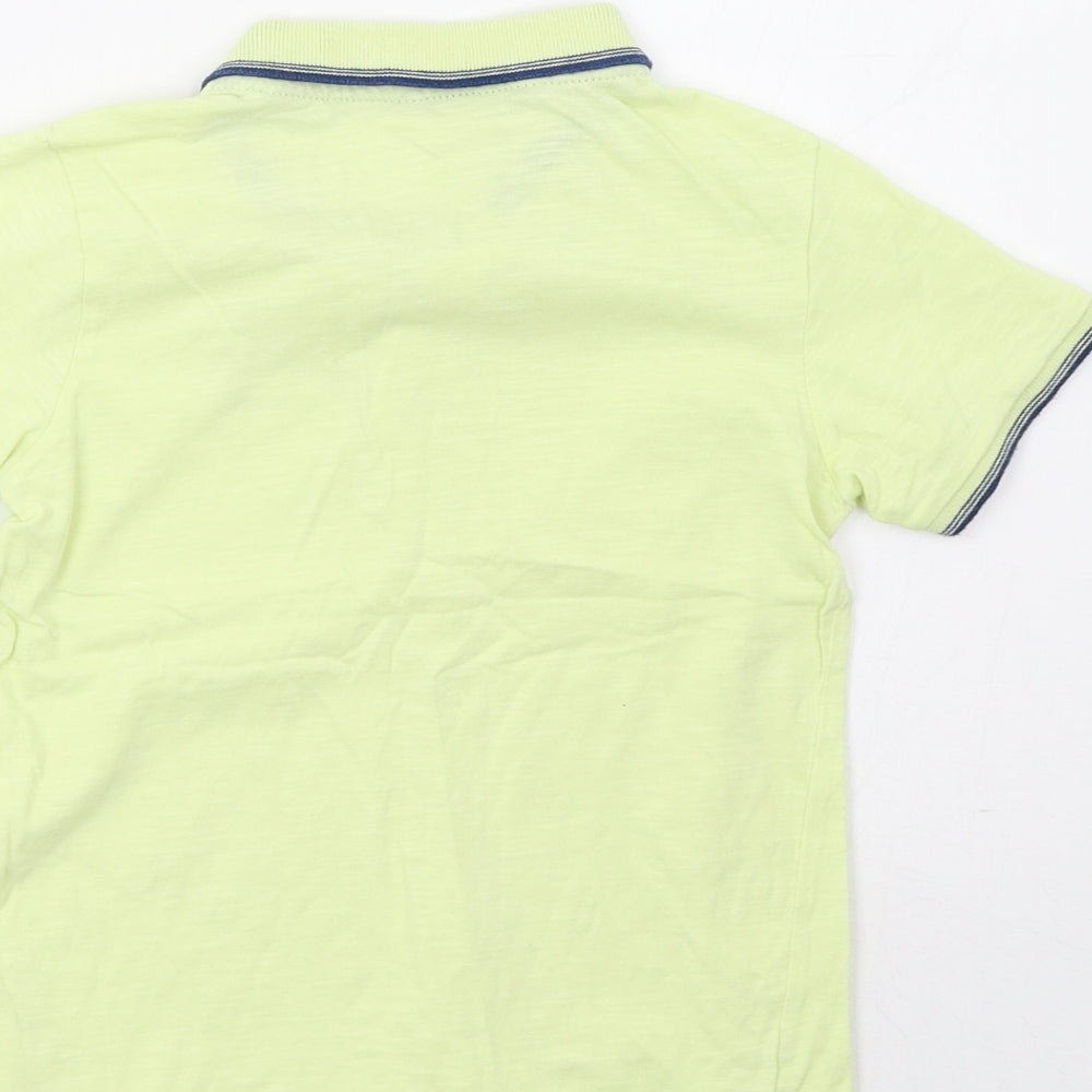 George Boys Yellow Basic Polo Size 5-6 Years