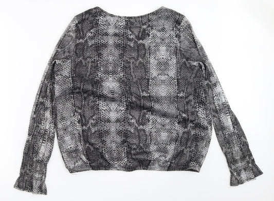 Dorothy Perkins Womens Black Basic Blouse Size 14