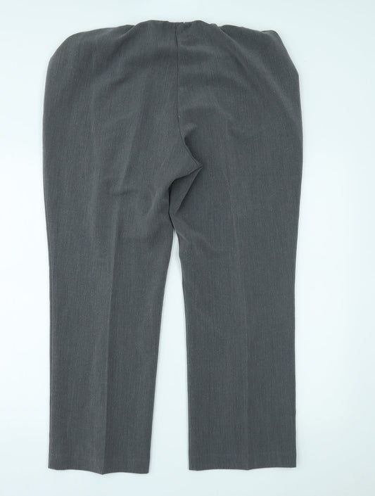 Bonmarché Womens Grey Trousers Size 16 L27 in