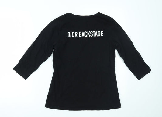 D Uniform Womens Black Basic T-Shirt Size M
