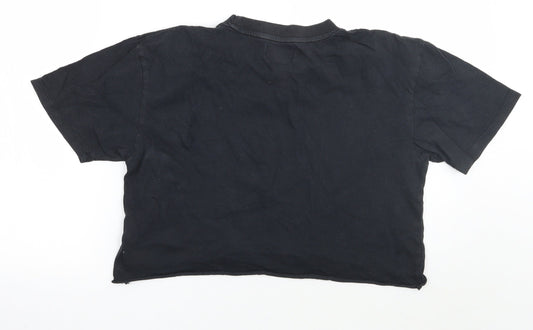 Topshop Womens Grey Basic T-Shirt Size XS