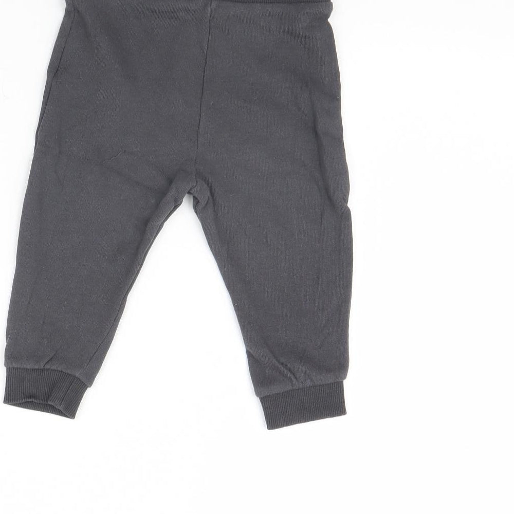 Disney Baby Grey Jogger Trousers Size 9 Months - Mickey Mouse