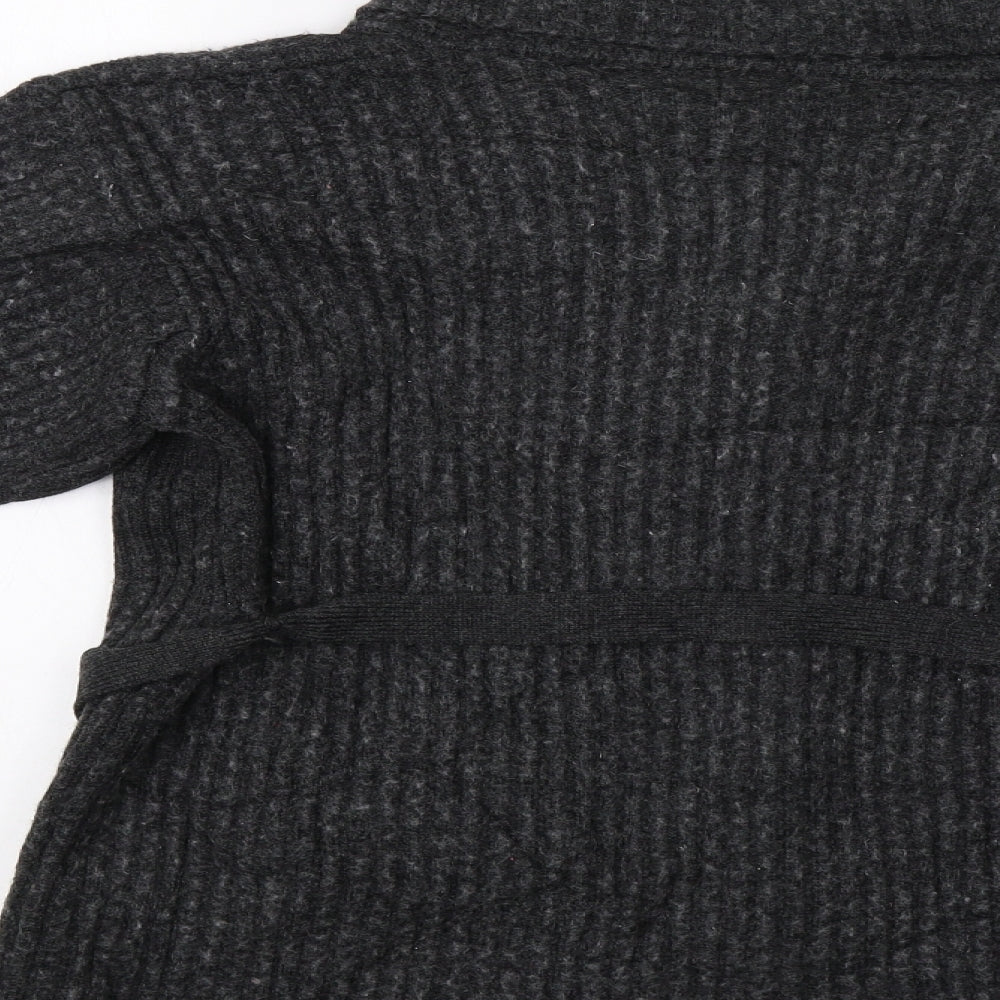 M&S Womens Grey Cardigan Jumper Size 8