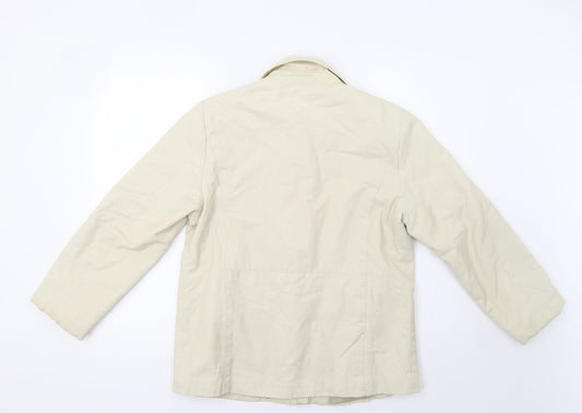 NuAge Womens Beige Jacket Size 12