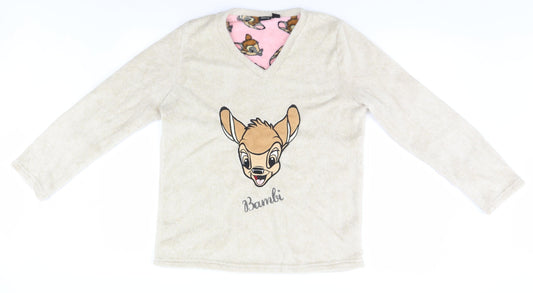 Disney Womens Beige   Pullover Jumper Size 10  - Bambi