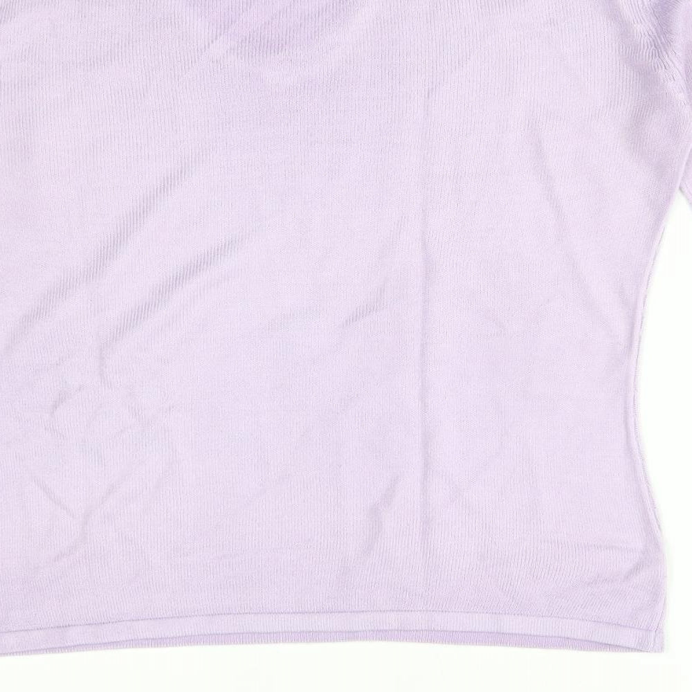 BHS Womens Purple Pullover Jumper Size 12