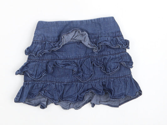 Gap Girls Blue Skater Skirt Size 4 Years