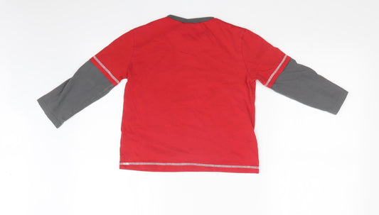 Liverpool FC Boys Multicoloured Basic T-Shirt Size 8 Years