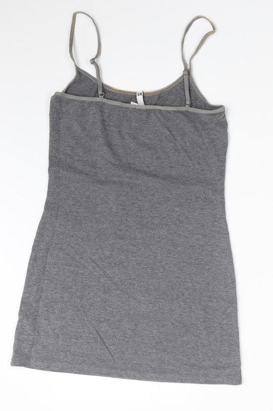 H&M Womens Grey Camisole T-Shirt Size XS