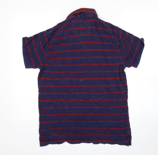Luke Sport Mens Multicoloured Striped Polo Size M
