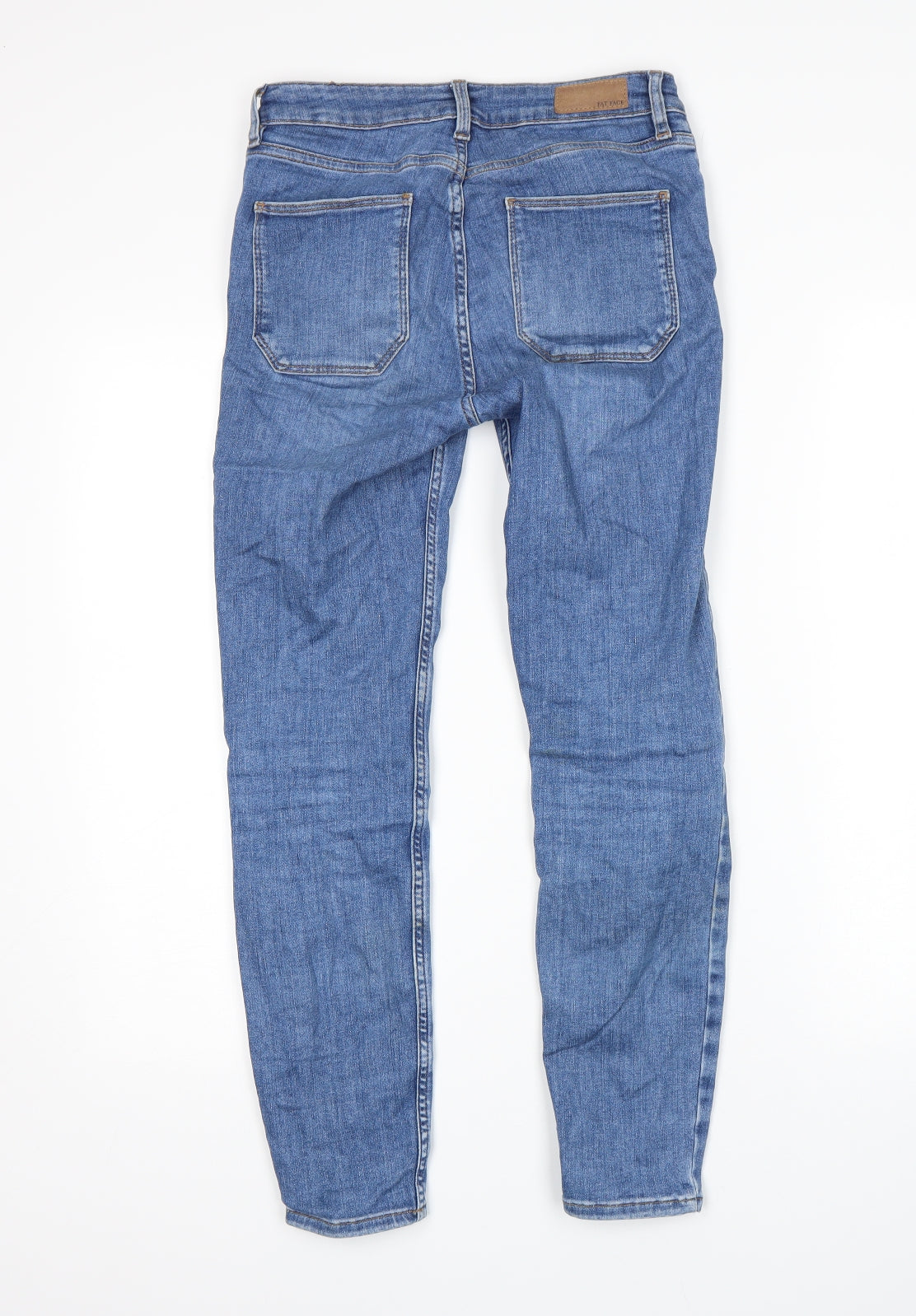 Fatafce Womens Blue Skinny Jeans Size 28 in L25 in