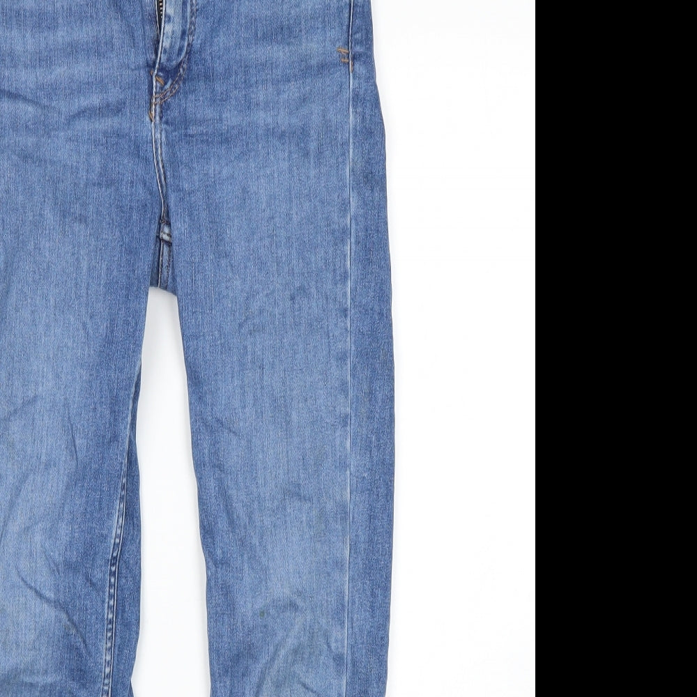 Fatafce Womens Blue Skinny Jeans Size 28 in L25 in