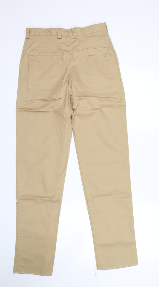 Moose Golf Clothing Womens Beige Chino Trousers Size 8 L33 in