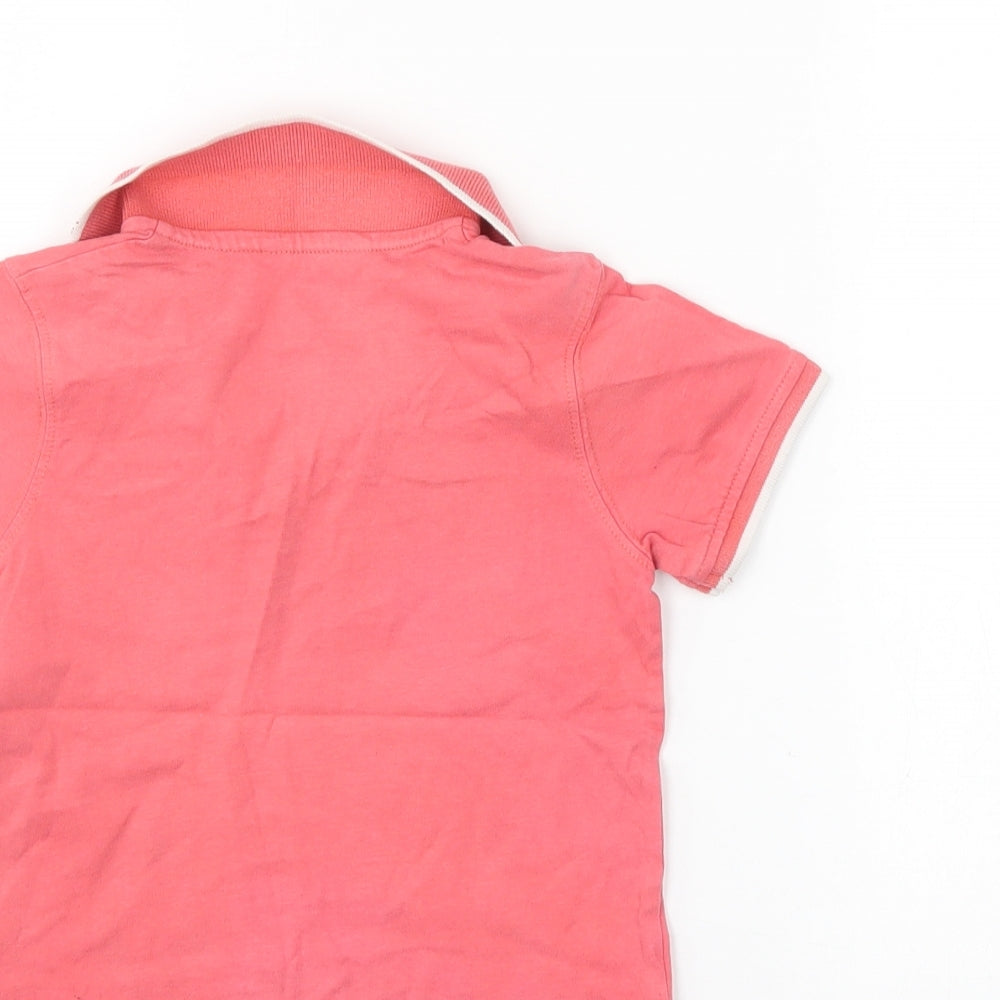 George Boys Pink Basic Polo