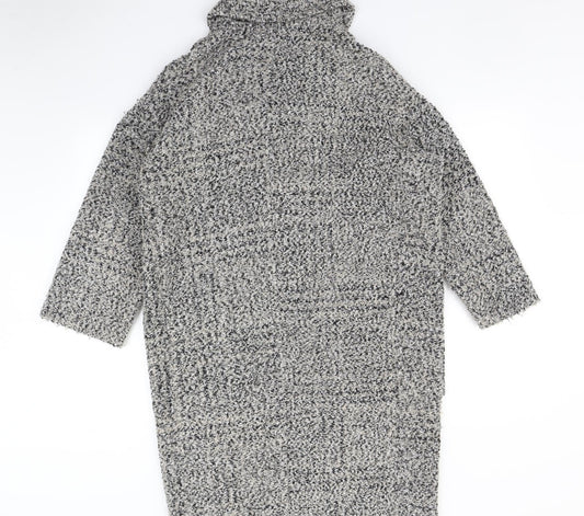 Paul Costelloe Womens Grey   Overcoat Coat Size 10