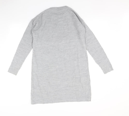 ASOS Womens Grey Jumper Dress Size 4