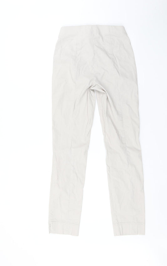 Preworn Womens Ivory Trousers Size 6 L30 in