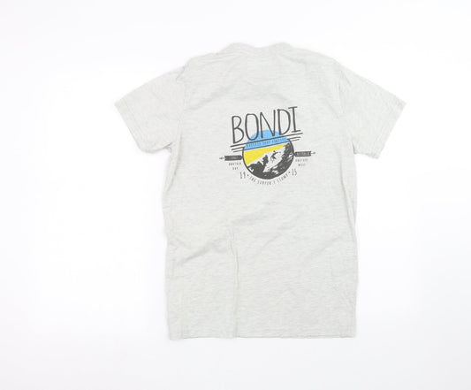 Between The Flags Mens Grey T-Shirt Size XS