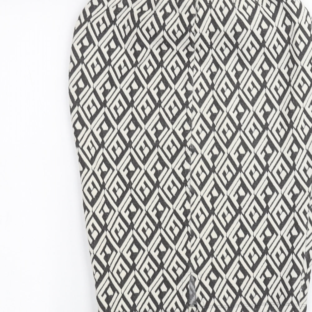 Pull&Bear Womens White Peasant Skirt Size M