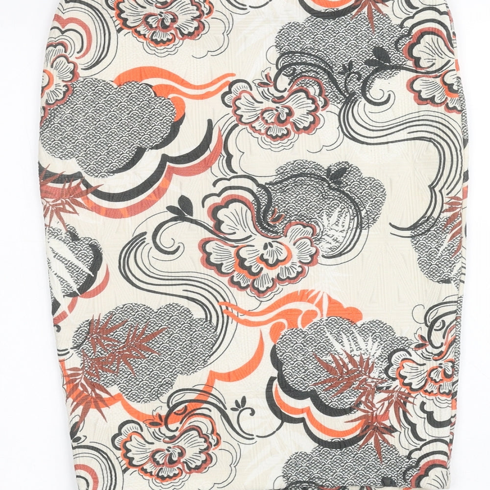 River Island Womens White Bandage Skirt Size 8