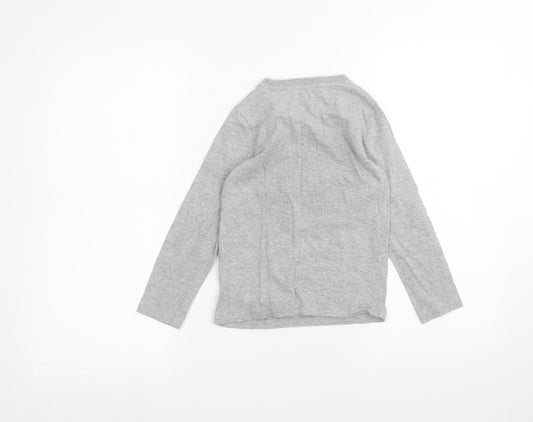 Primark Boys Grey Basic T-Shirt Size 6-7 Years