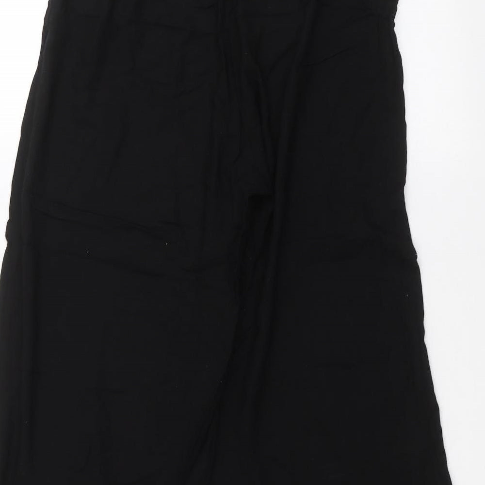 H&M Womens Black Trousers Size 8 L20 in