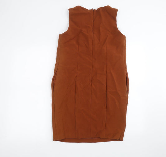 JUCCA Womens Brown A-Line Size 14