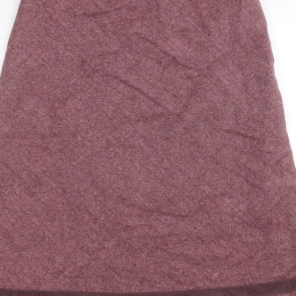 Klass Womens Purple A-Line Skirt Size 10