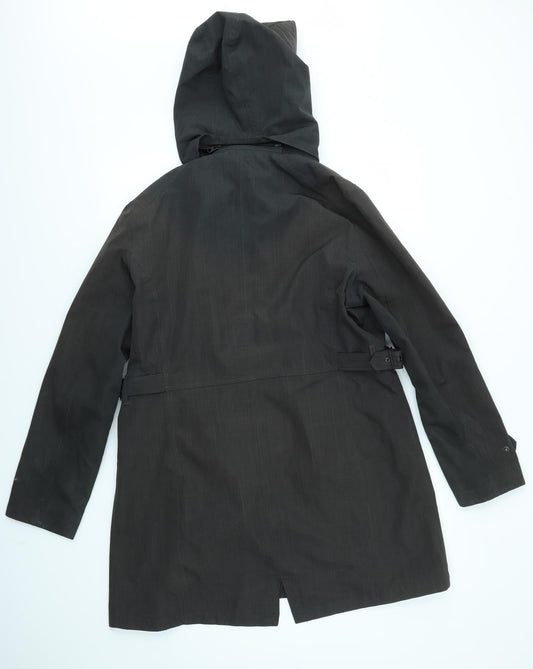 Kirkland Womens Grey Overcoat Coat Size L