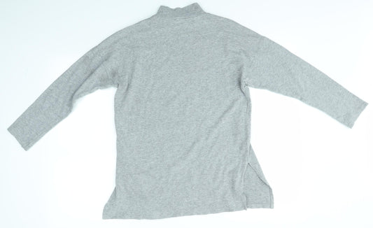 New Look Womens Grey Basic T-Shirt Size 10