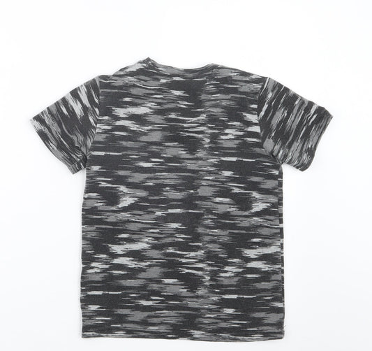 Lusa Kids Boys Black Basic T-Shirt Size 9 Years