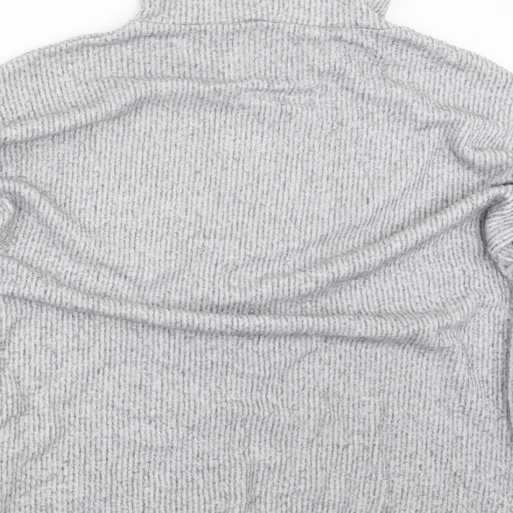 New Look Womens Grey Pullover Jumper Size L