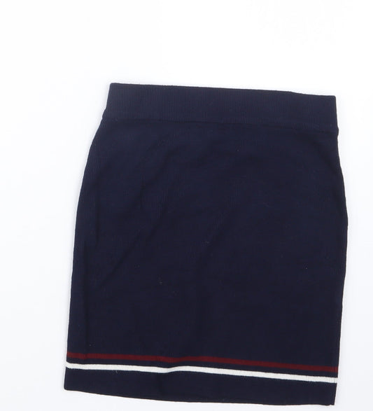 New Look Girls Blue Straight & Pencil Skirt Size 12-13 Years