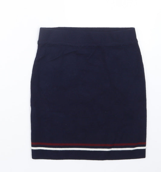 New Look Girls Blue Straight & Pencil Skirt Size 12-13 Years