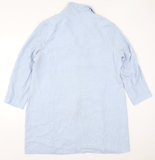 essence Womens Blue Jacket Size 20