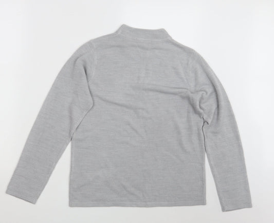 Classic Womens Grey Pullover Sweatshirt Size 10