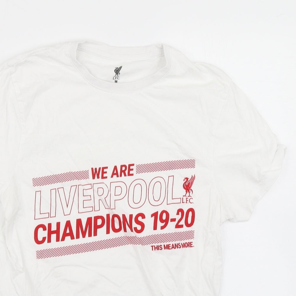 L.F.C Mens White T-Shirt Size M