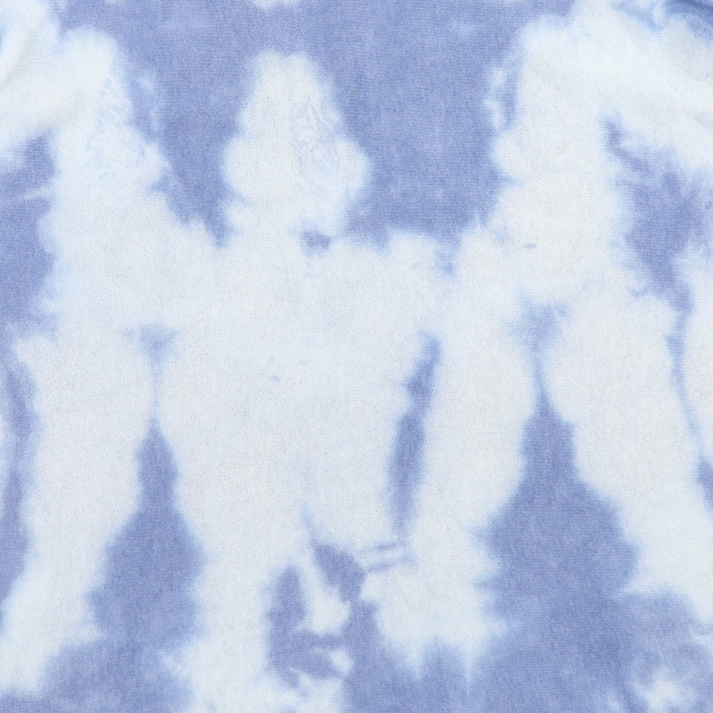 Collezione Gaia Womens Blue Knit Pullover Jumper Size M - Tie dye