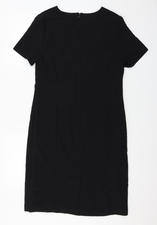 St Michael Womens Black A-Line Size 14