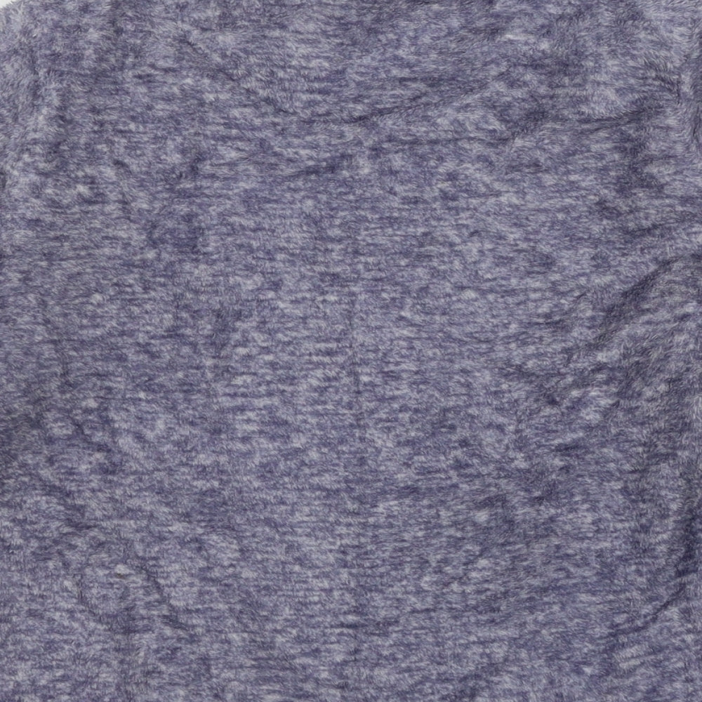 Young Dimension Girls Blue Solid Microfibre Top Pyjama Top Size 8-9 Years - Too Early for me