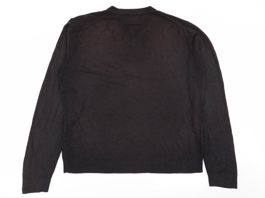 Burton menswear Mens Brown Pullover Jumper Size L