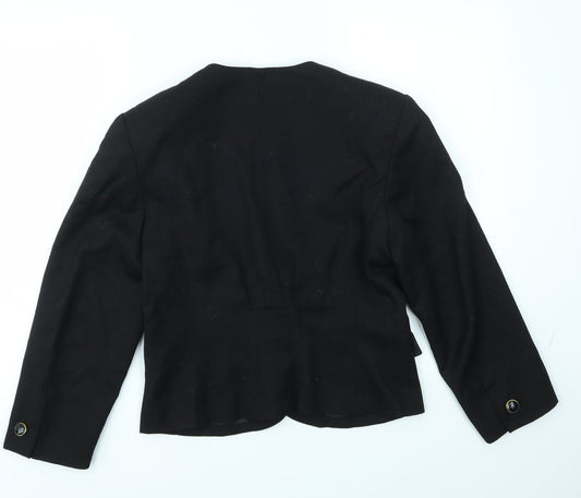 TONI Womens Black Jacket Blazer Size 38